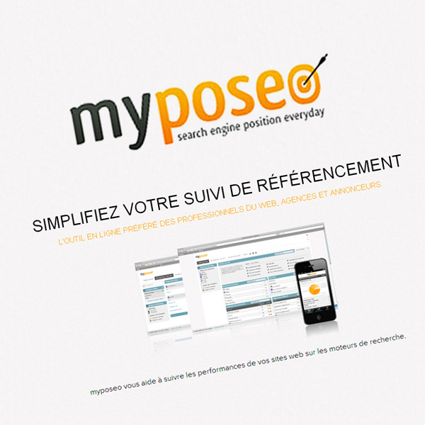 Myposeo : Outil de suivi